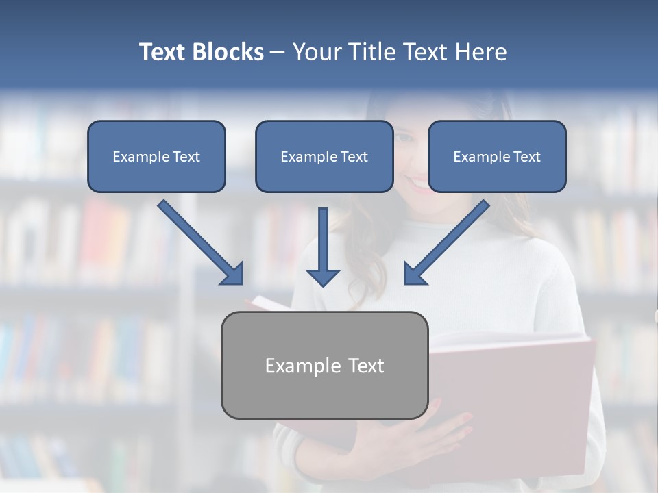 Color Student Literature PowerPoint Template