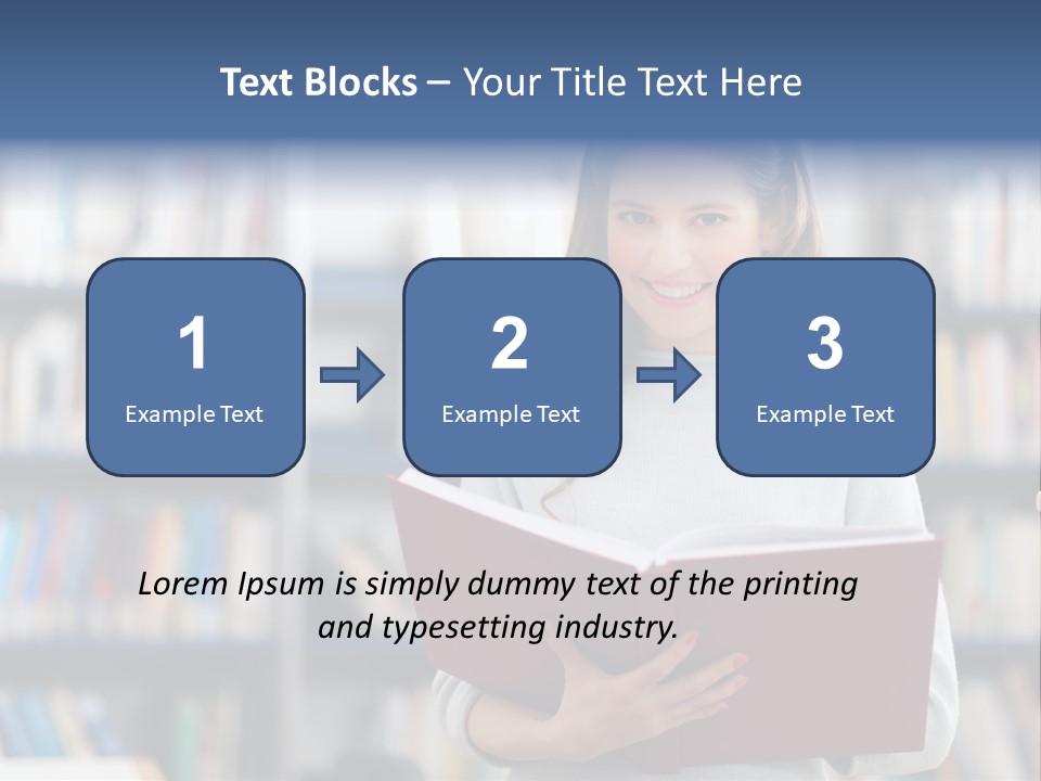 Color Student Literature PowerPoint Template