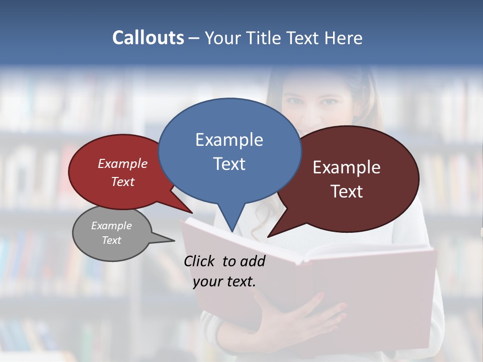 Color Student Literature PowerPoint Template