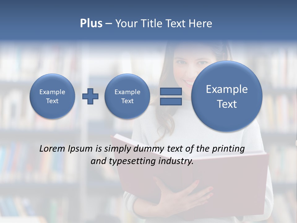 Color Student Literature PowerPoint Template