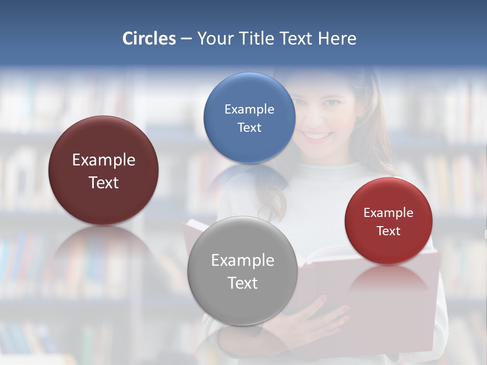Color Student Literature PowerPoint Template
