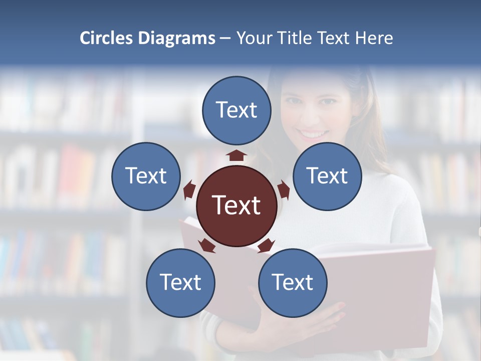 Color Student Literature PowerPoint Template