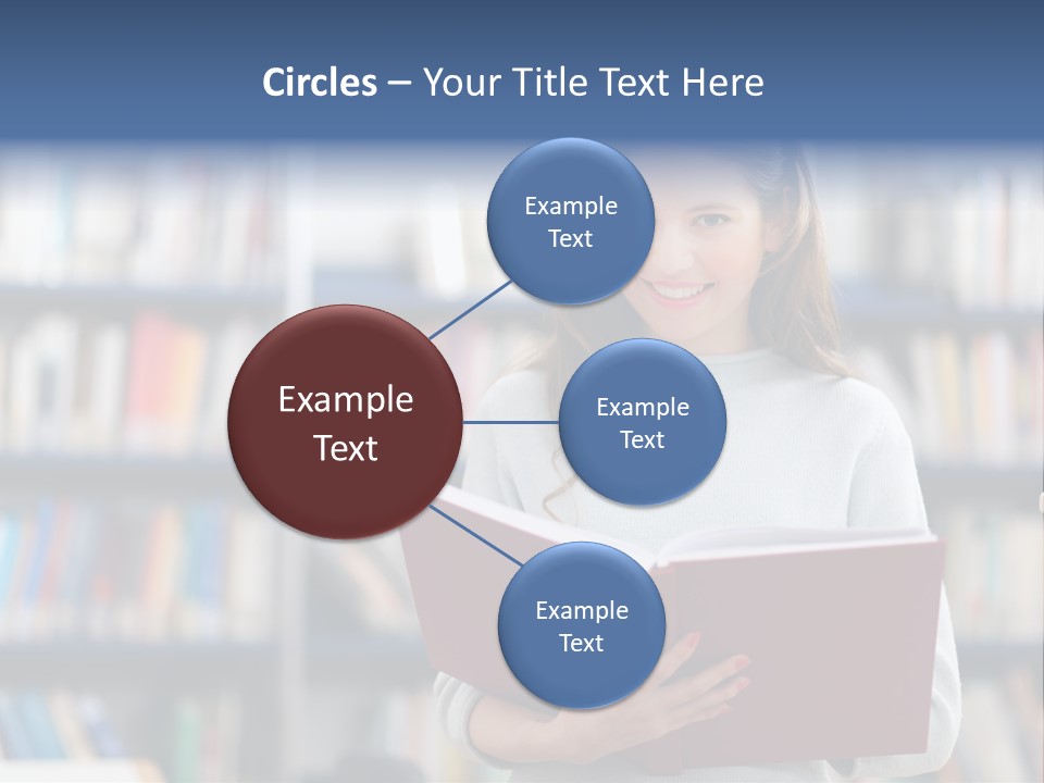 Color Student Literature PowerPoint Template