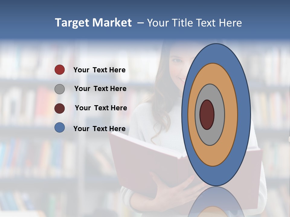 Color Student Literature PowerPoint Template