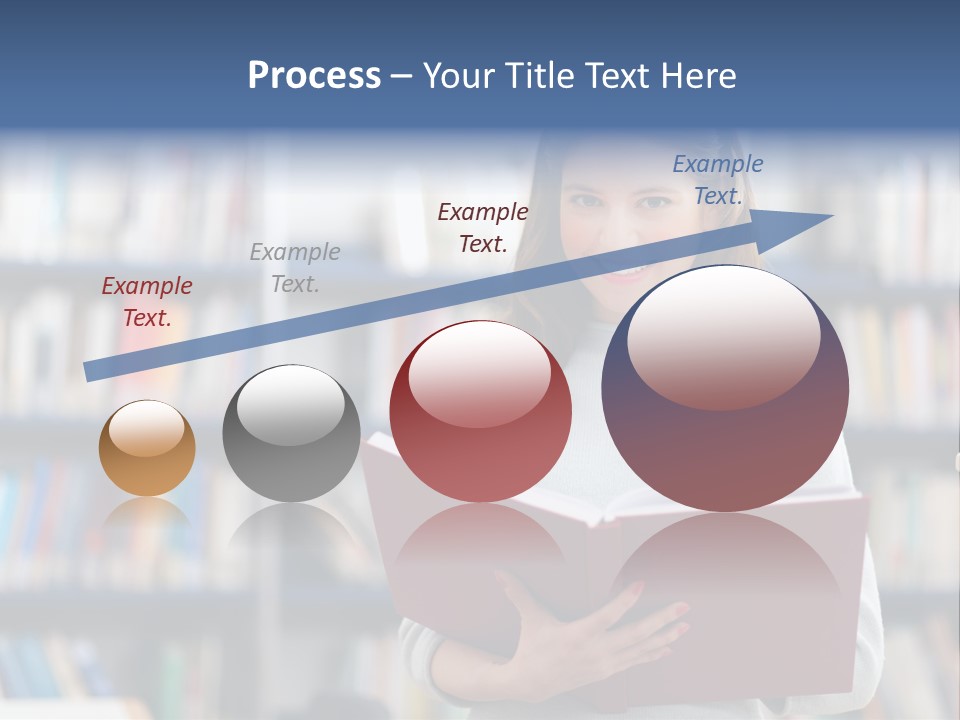 Color Student Literature PowerPoint Template