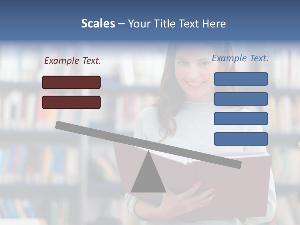 Color Student Literature PowerPoint Template