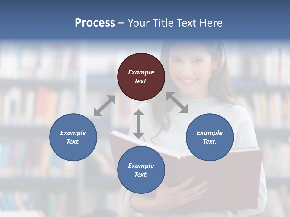 Color Student Literature PowerPoint Template