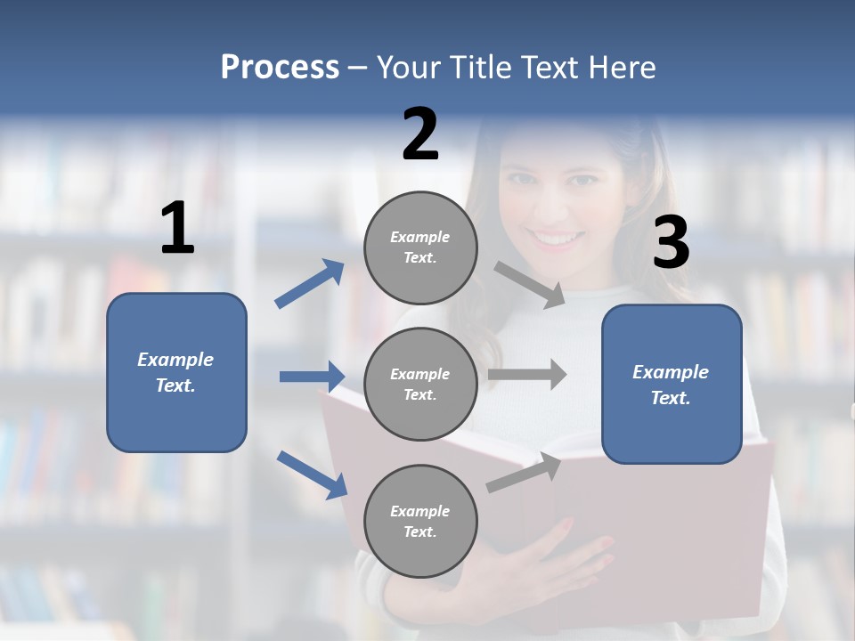 Color Student Literature PowerPoint Template
