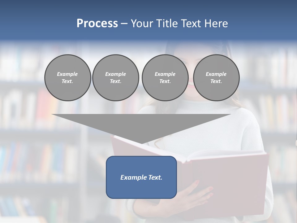 Color Student Literature PowerPoint Template