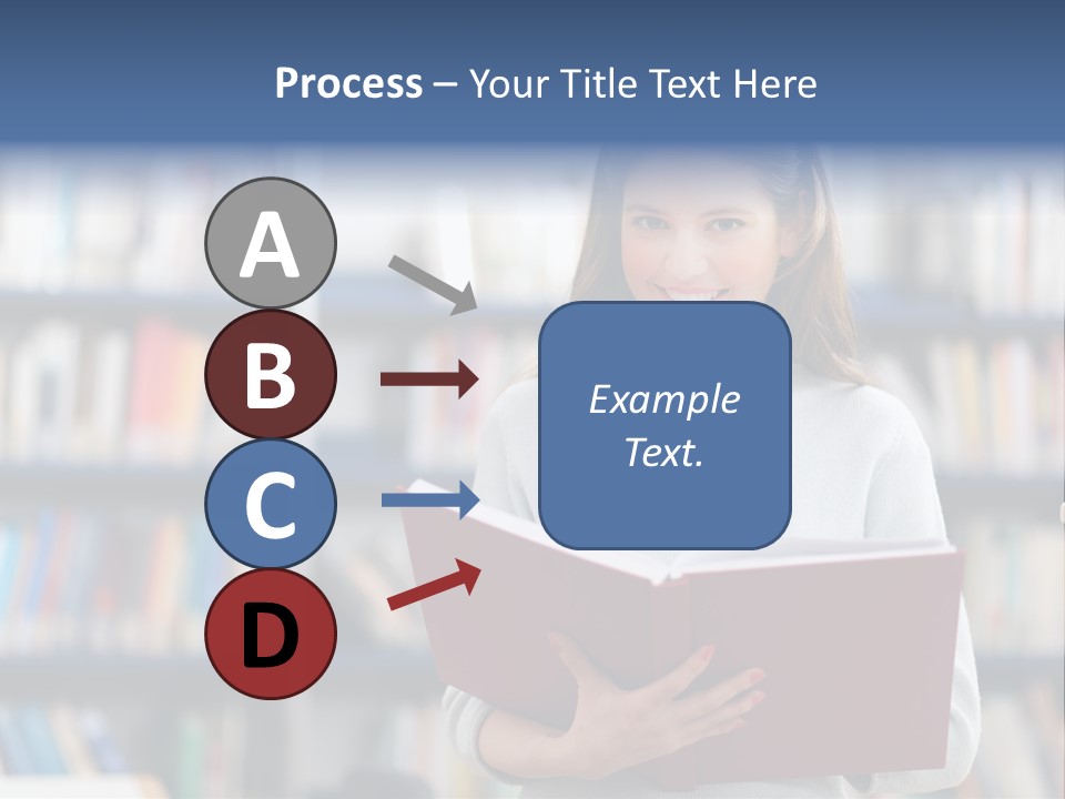 Color Student Literature PowerPoint Template
