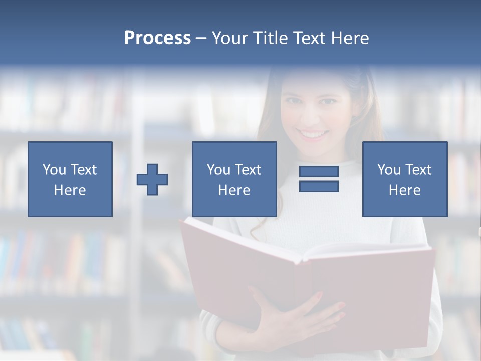 Color Student Literature PowerPoint Template