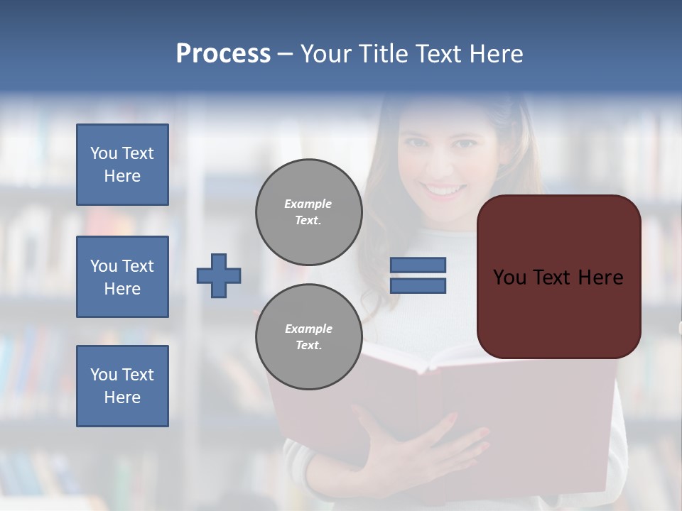 Color Student Literature PowerPoint Template