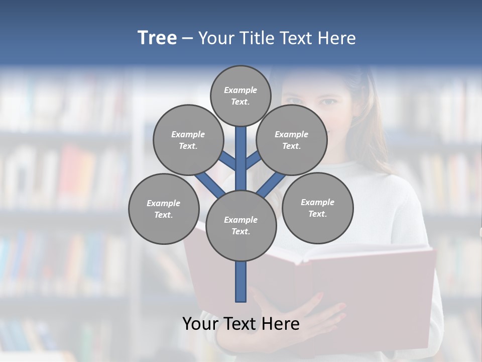 Color Student Literature PowerPoint Template