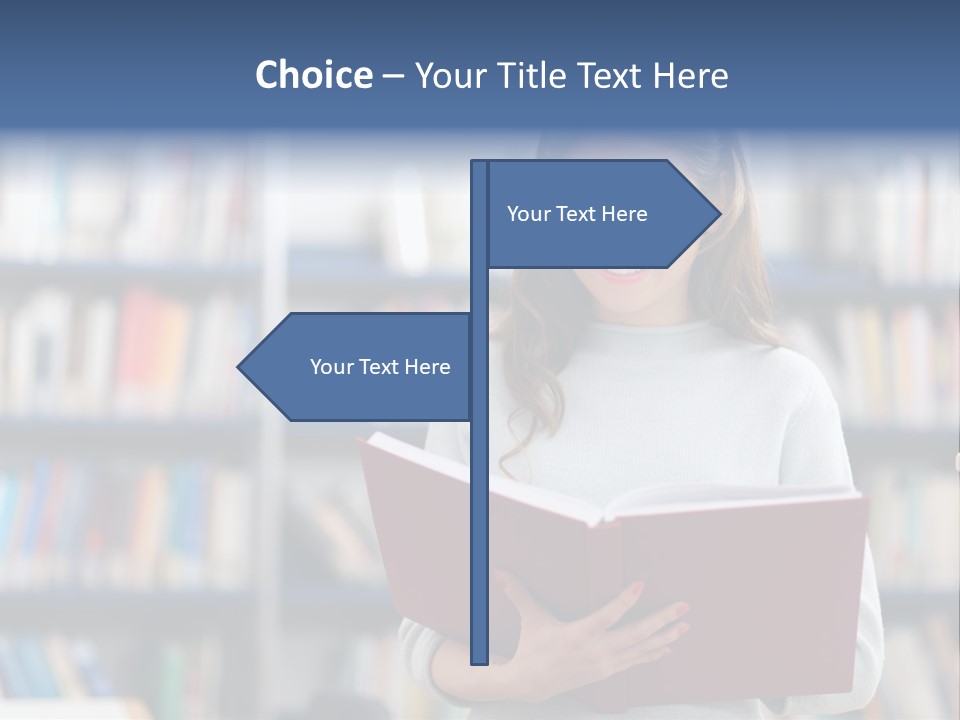 Color Student Literature PowerPoint Template