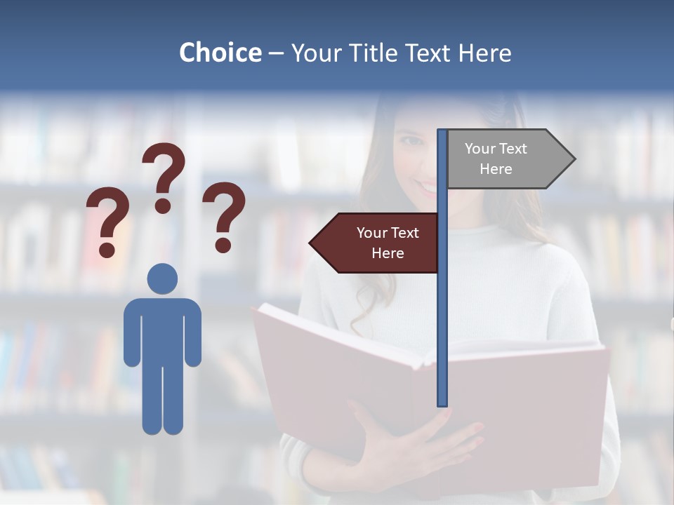 Color Student Literature PowerPoint Template