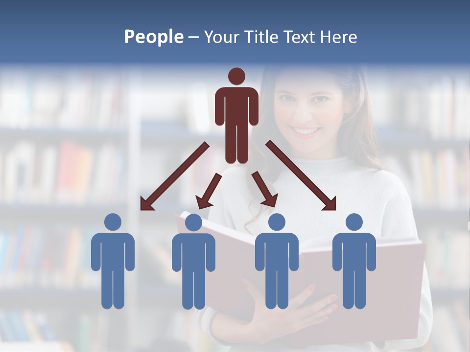 Color Student Literature PowerPoint Template