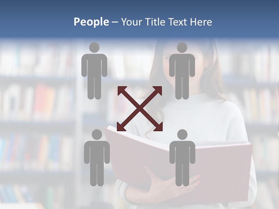 Color Student Literature PowerPoint Template