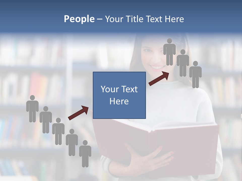 Color Student Literature PowerPoint Template