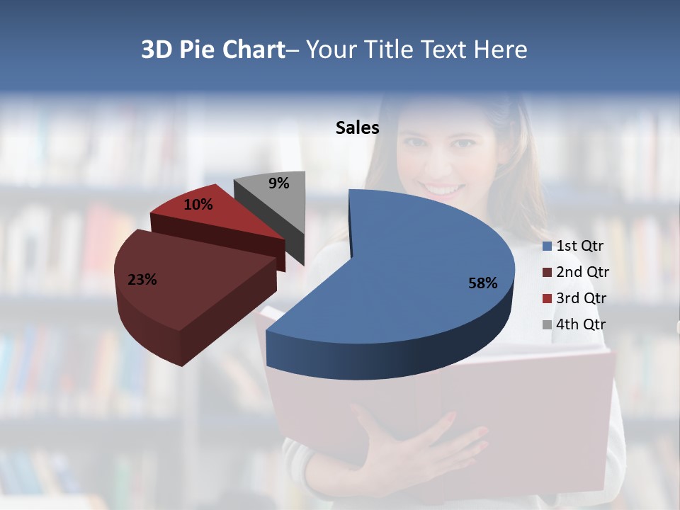 Color Student Literature PowerPoint Template