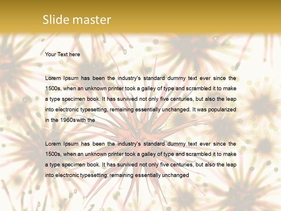 Infections Bacillus Technology PowerPoint Template