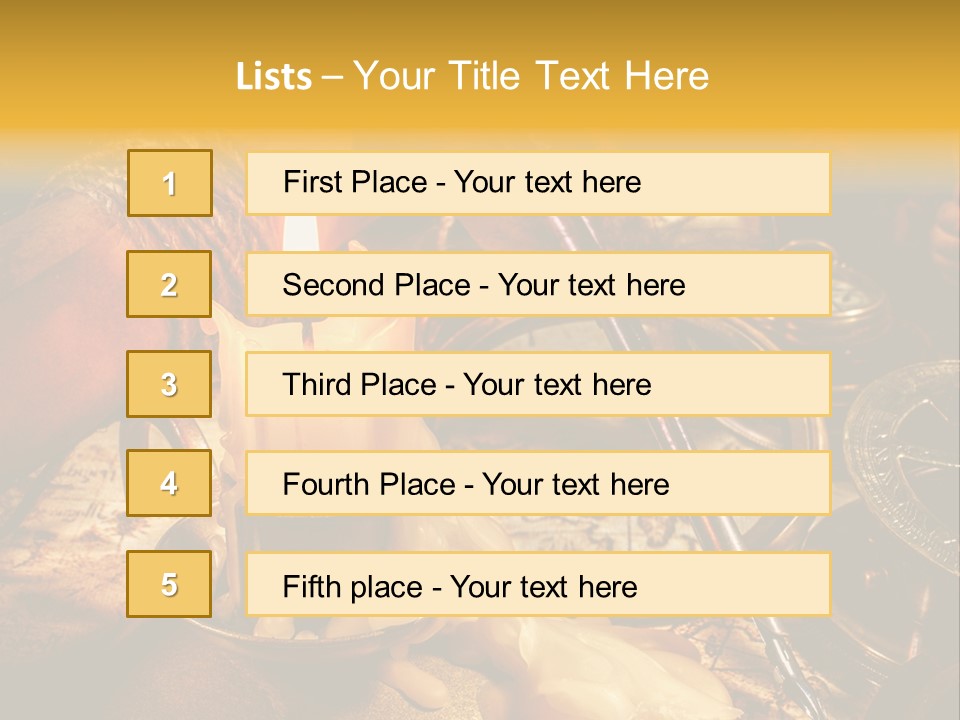 Tour History Vintage PowerPoint Template