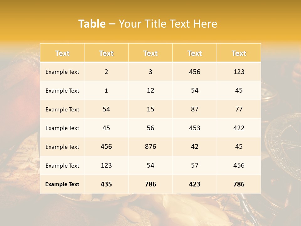 Tour History Vintage PowerPoint Template