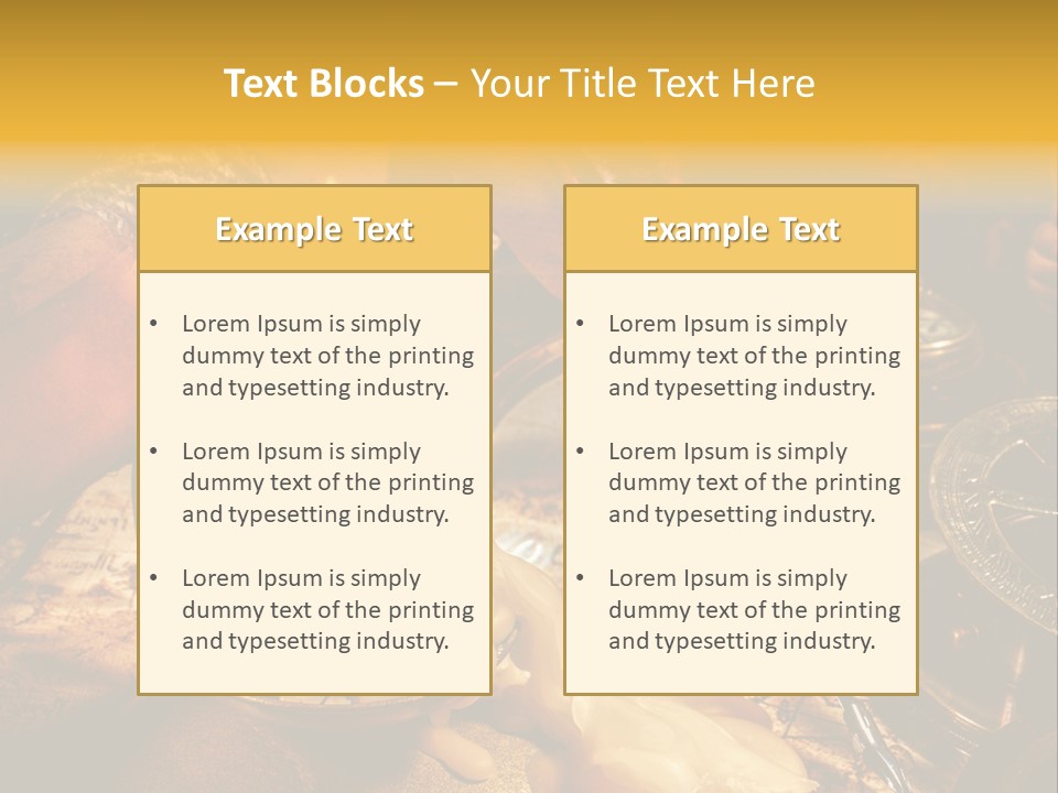 Tour History Vintage PowerPoint Template