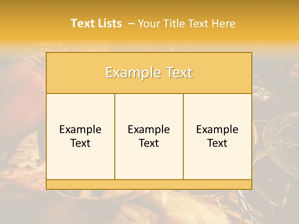 Tour History Vintage PowerPoint Template
