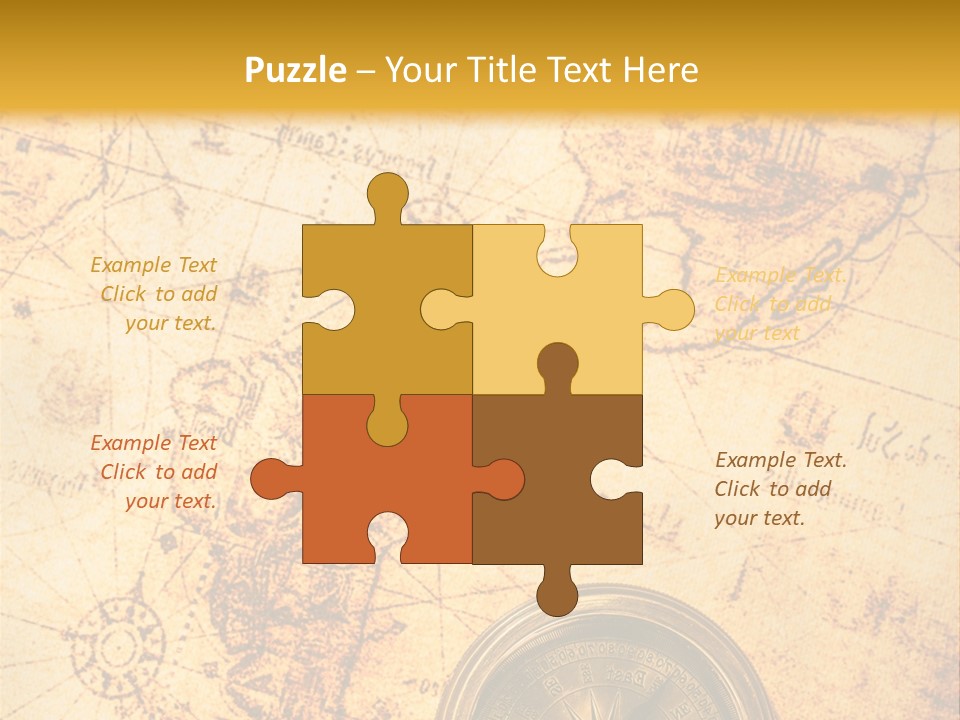 Ancient Navigate Tool PowerPoint Template