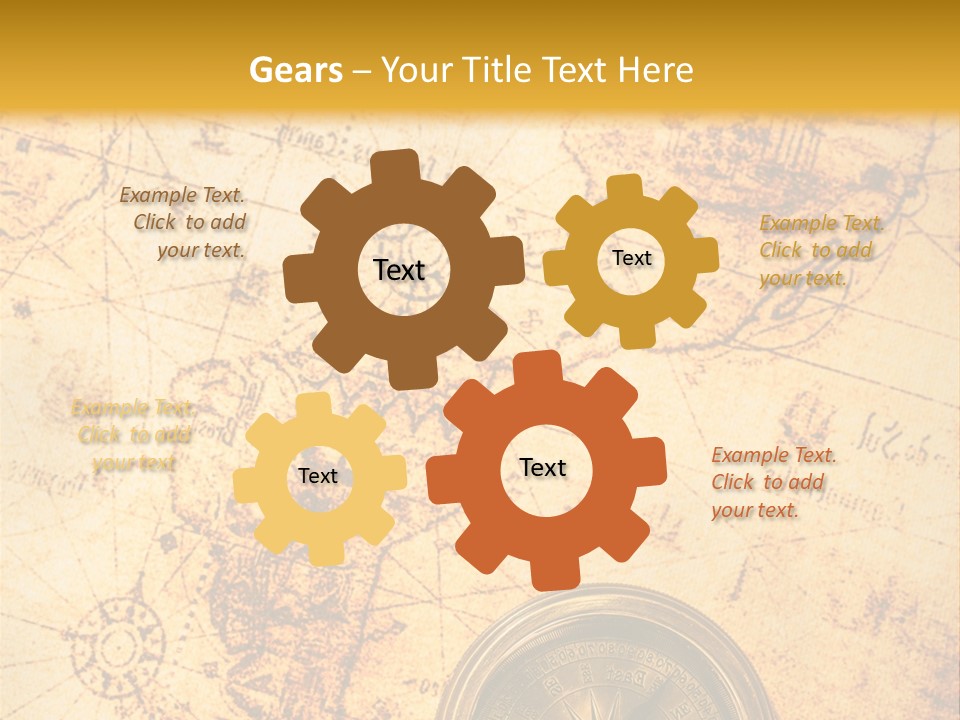 Ancient Navigate Tool PowerPoint Template