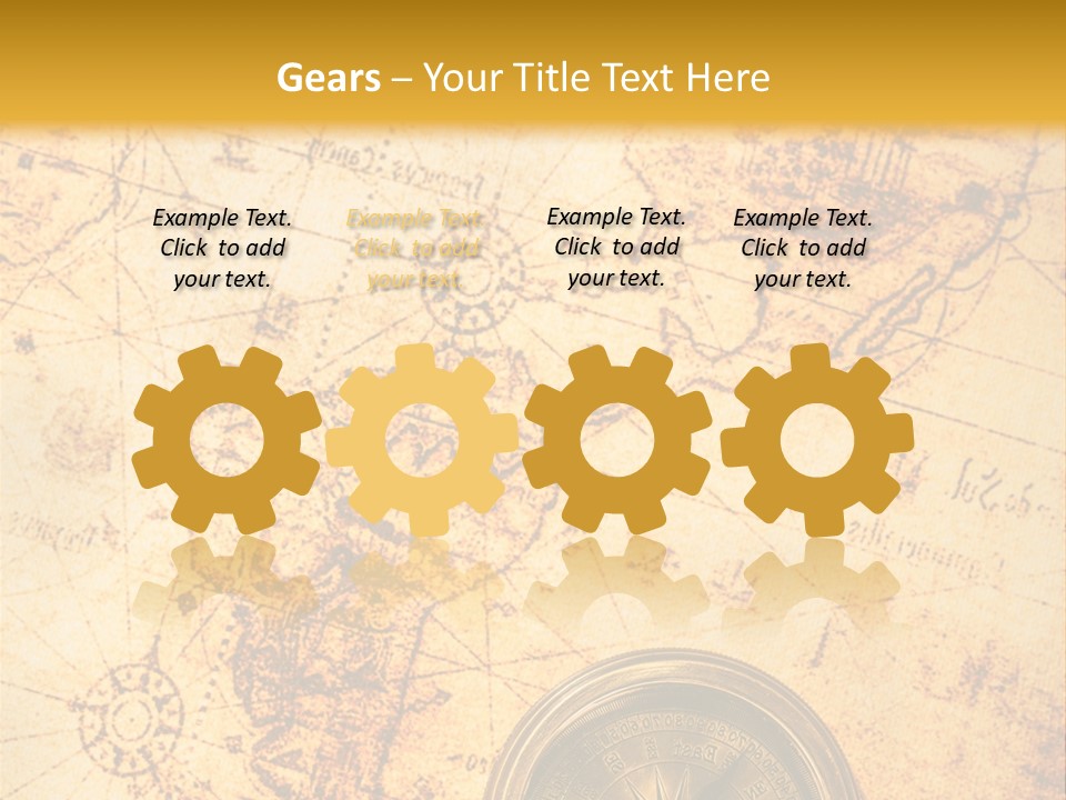Ancient Navigate Tool PowerPoint Template
