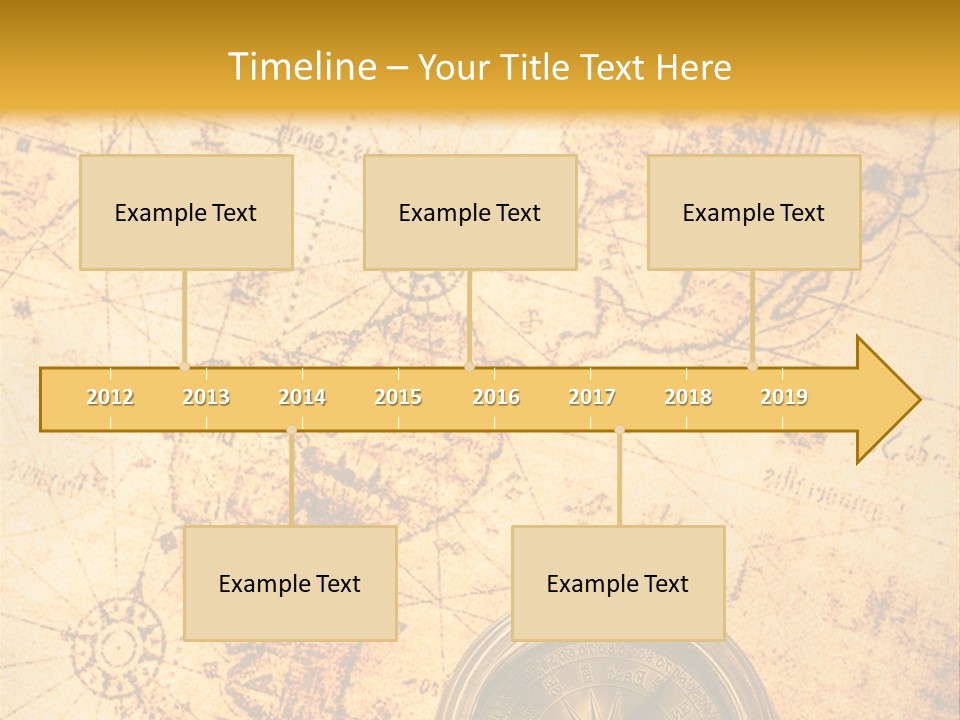 Ancient Navigate Tool PowerPoint Template