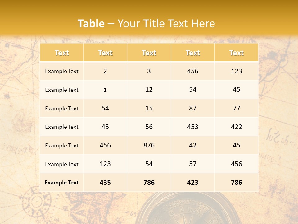 Ancient Navigate Tool PowerPoint Template