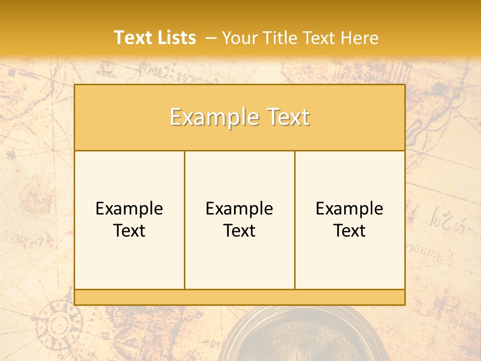 Ancient Navigate Tool PowerPoint Template
