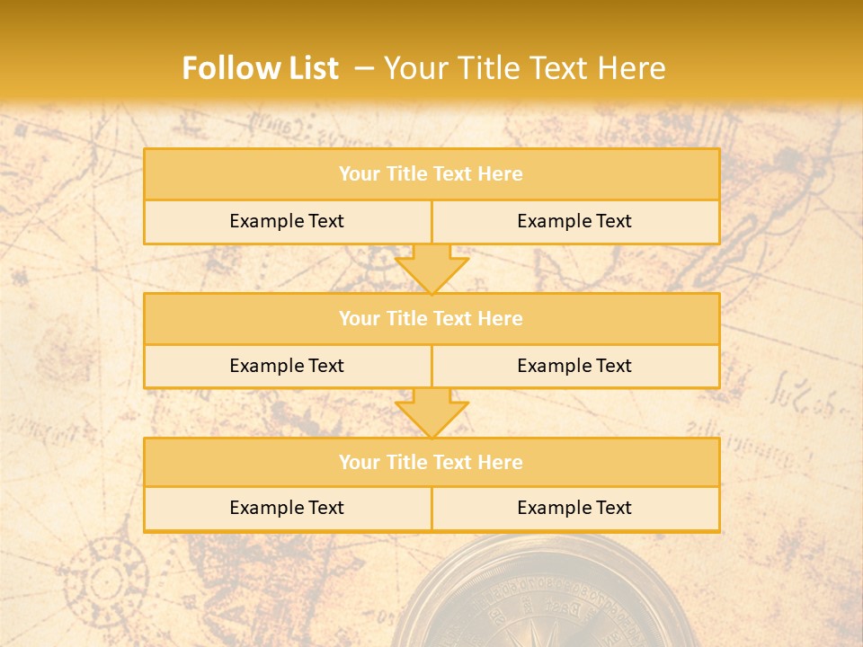 Ancient Navigate Tool PowerPoint Template