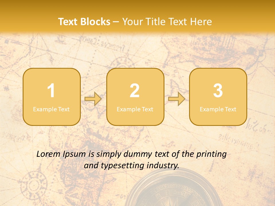 Ancient Navigate Tool PowerPoint Template