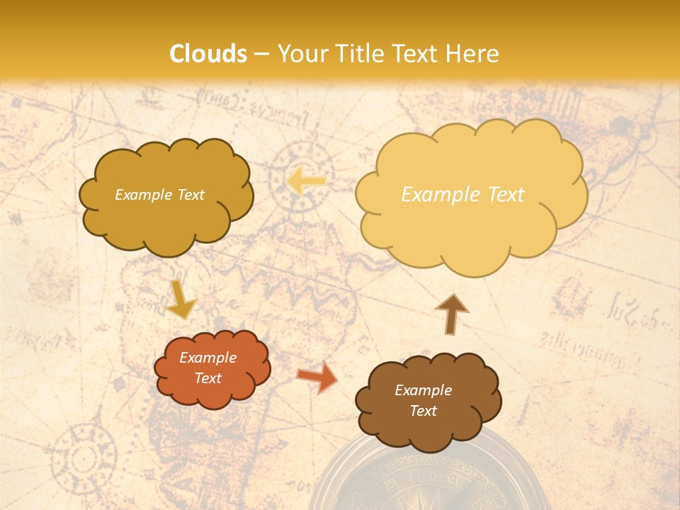 Ancient Navigate Tool PowerPoint Template
