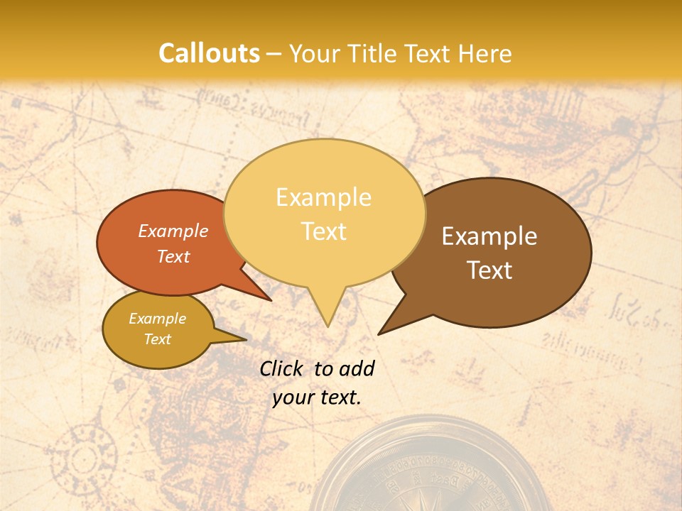 Ancient Navigate Tool PowerPoint Template