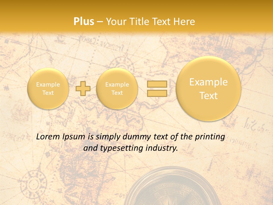 Ancient Navigate Tool PowerPoint Template