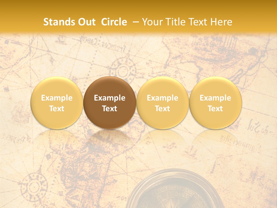 Ancient Navigate Tool PowerPoint Template