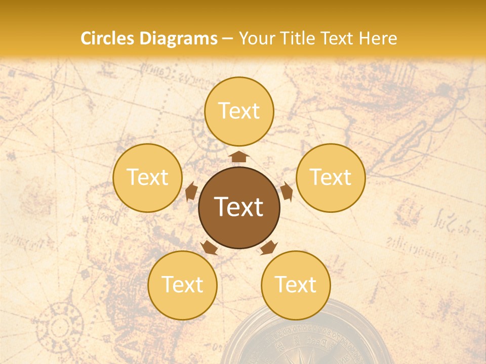 Ancient Navigate Tool PowerPoint Template