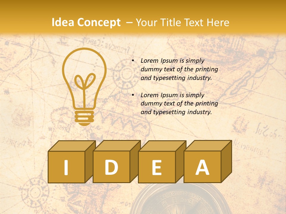 Ancient Navigate Tool PowerPoint Template