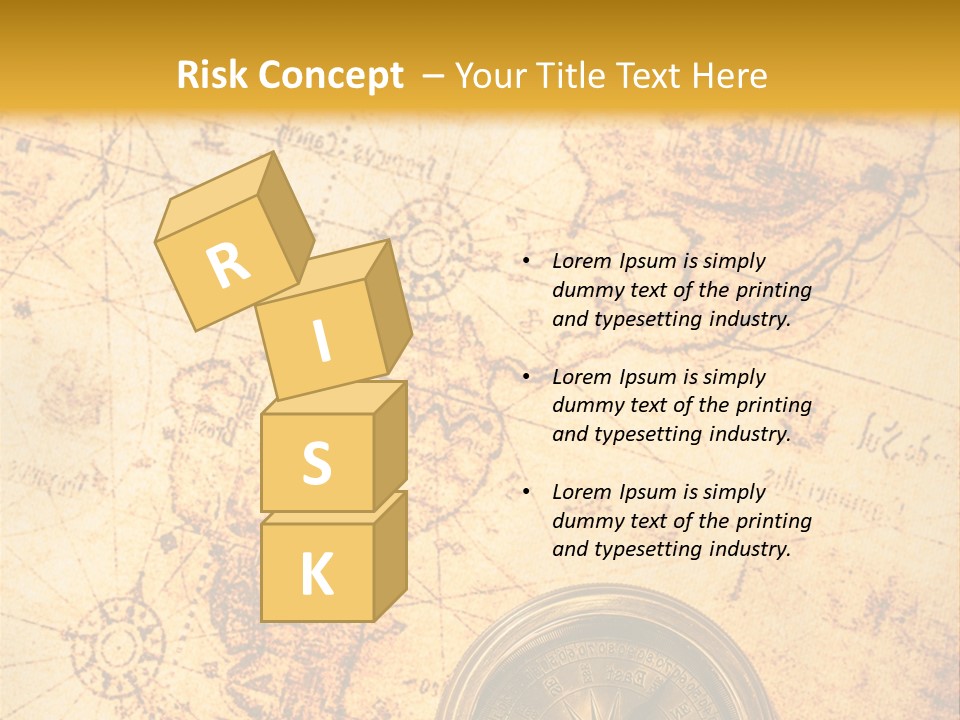 Ancient Navigate Tool PowerPoint Template