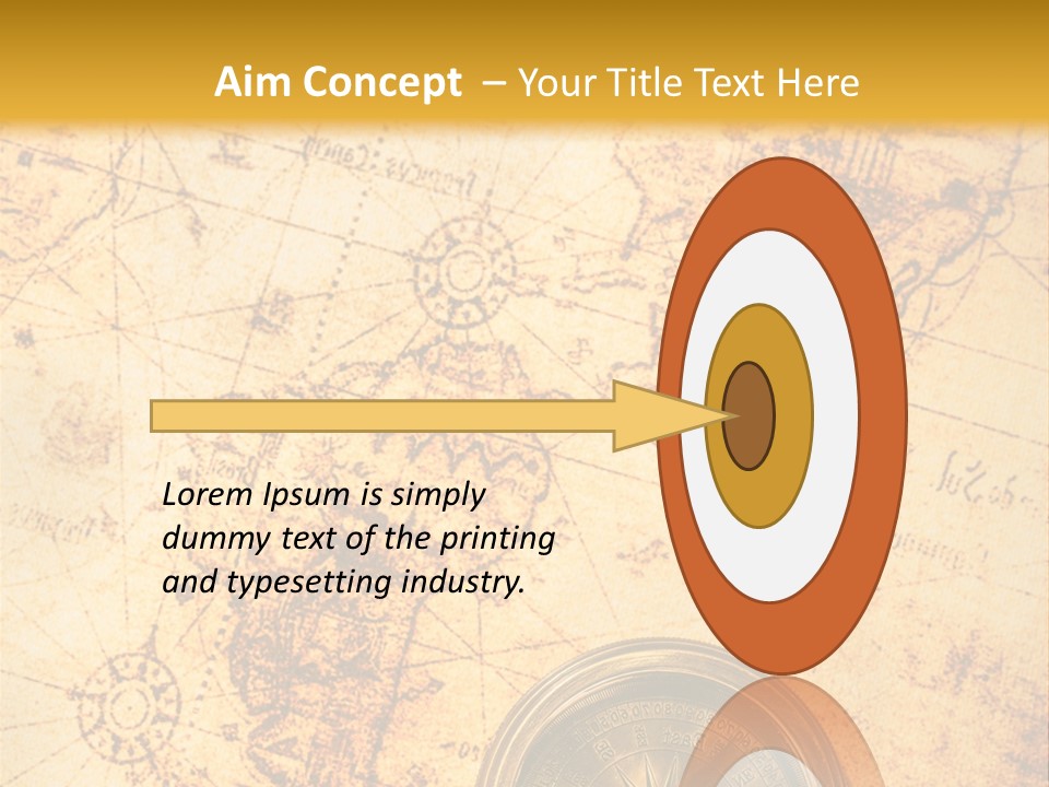 Ancient Navigate Tool PowerPoint Template