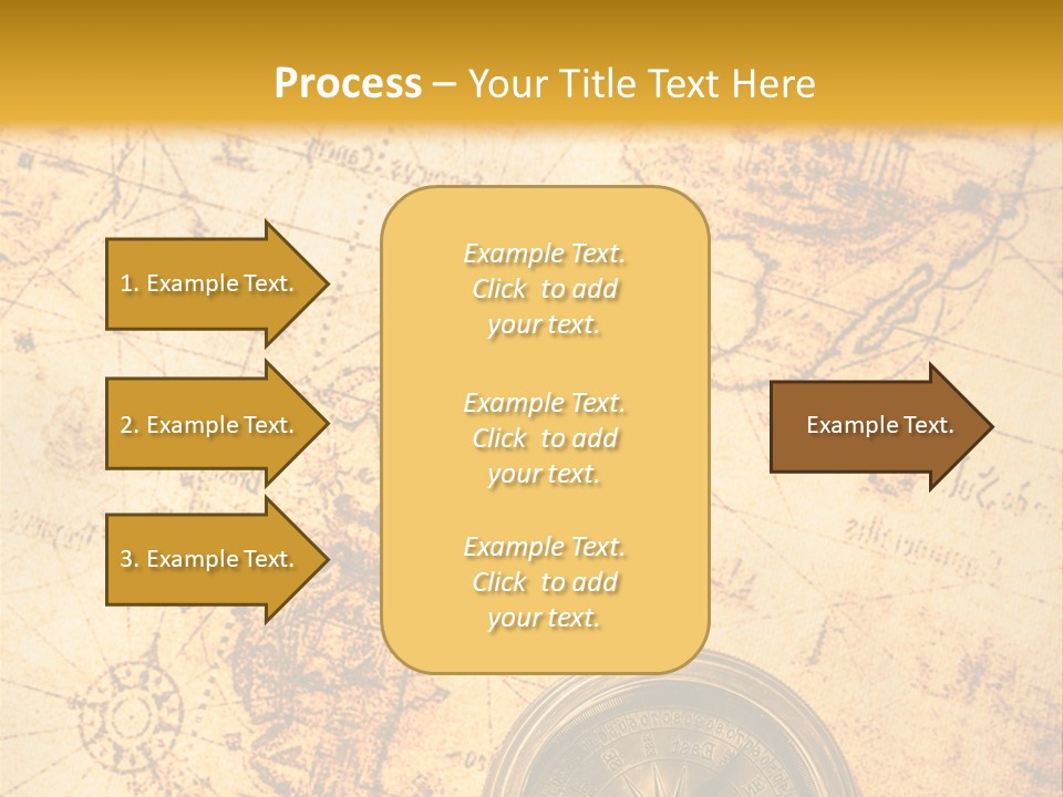 Ancient Navigate Tool PowerPoint Template