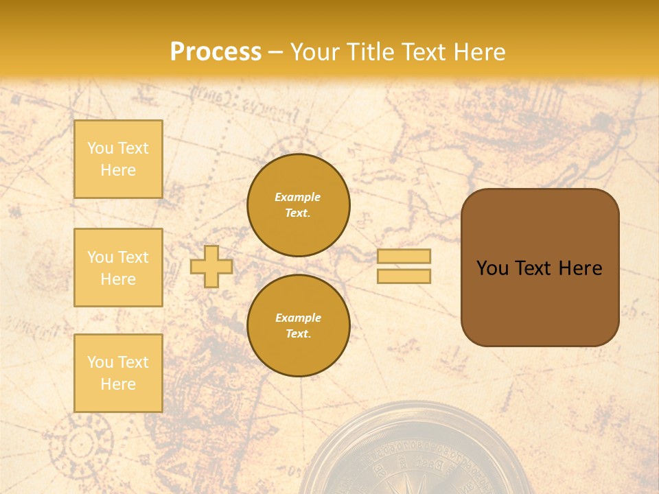 Ancient Navigate Tool PowerPoint Template