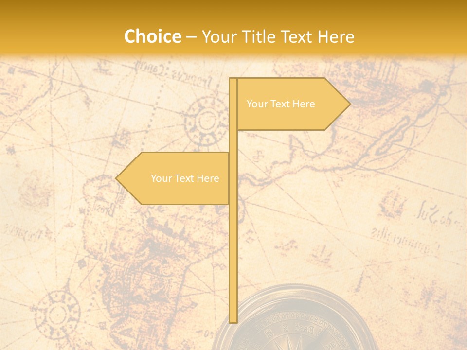 Ancient Navigate Tool PowerPoint Template