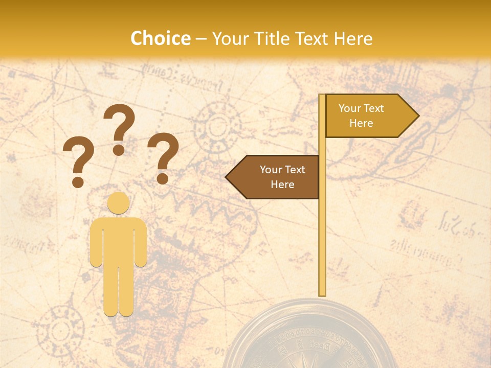 Ancient Navigate Tool PowerPoint Template