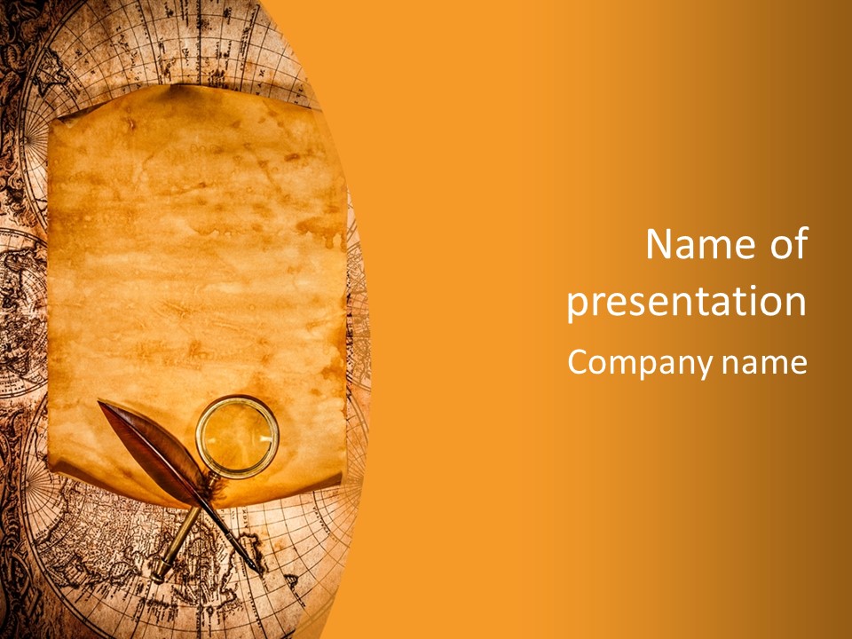 Bygone Nautical Business PowerPoint Template