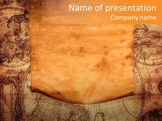 Antique History Cover PowerPoint Template